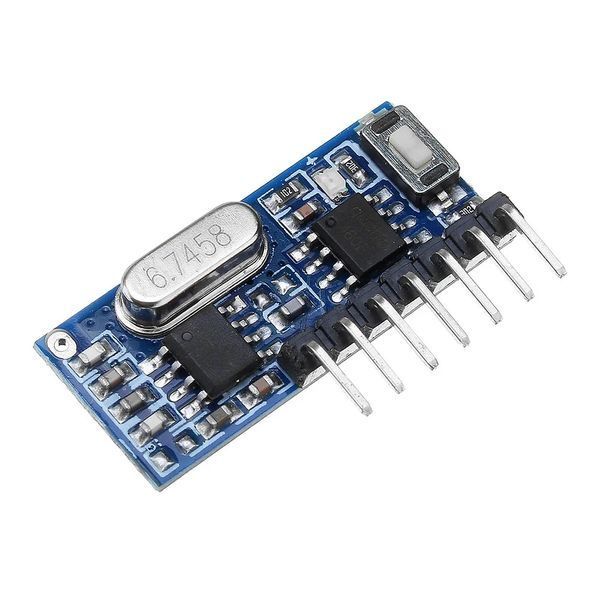 Arduino 433 MГц RX480-E (RX480Е4) 4 канала Супергетеродин Модуль программируемый обучаемый RF приемник 5349 фото