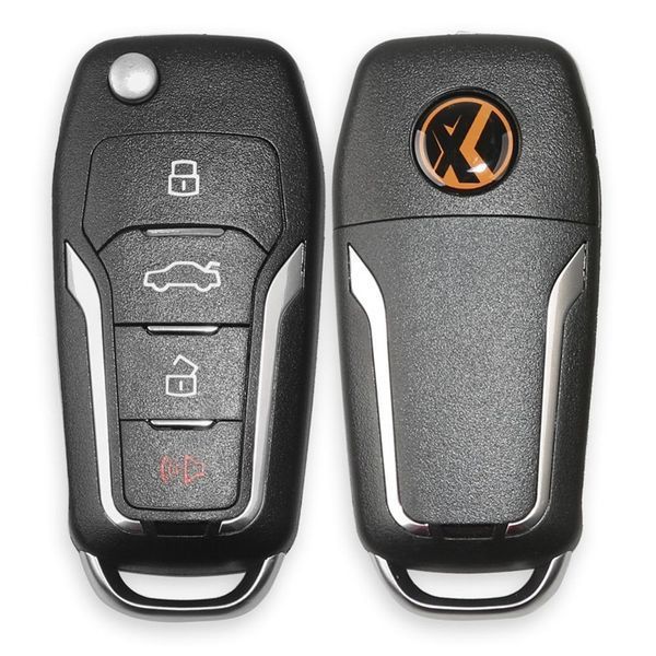 Пуль ДК ЦЗ під Ваше авто Xhorse VVDI XNFO01EN 315/433/445 Мгц програмований викидний ключ універсальний &nbsp;3+1 кнопки Remote Car Wireless з викидним лезом/жалом 5940 фото