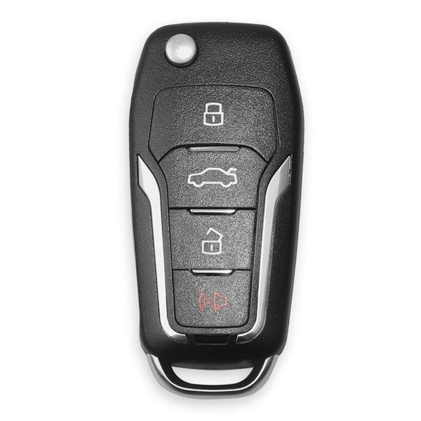 Пуль ДК ЦЗ під Ваше авто Xhorse VVDI XNFO01EN 315/433/445 Мгц програмований викидний ключ універсальний &nbsp;3+1 кнопки Remote Car Wireless з викидним лезом/жалом 5940 фото