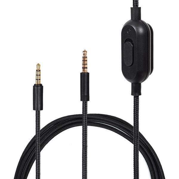 Кабель для проводных гарнитур (наушники + микрофон) 3.5 мм (4 pin) Logitech GPRO X G233 G433 (2 м) HyperX Clou 6381 фото