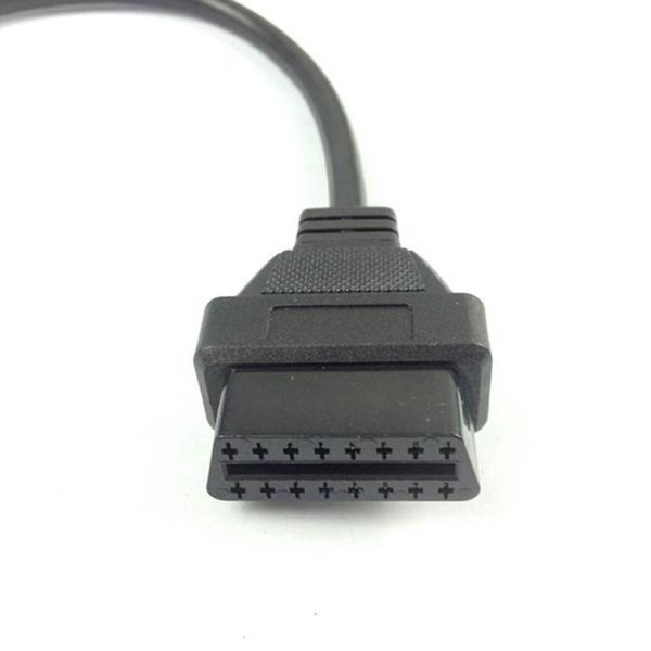 Колодка OBD2 female мама с кабелем 16 жил разъем расплетенка наконечник (переходник любой распиновки) 3525 фото