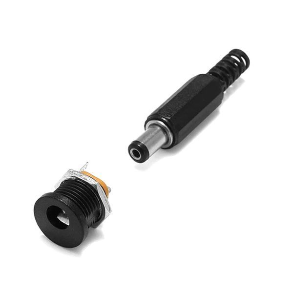 Роз'єм конектор міні джек mini jack 5.5*2.1 мм (мама+тато) 6826 фото