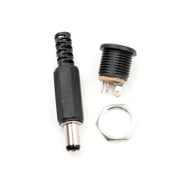 Роз'єм конектор міні джек mini jack 5.5*2.1 мм (мама+тато) 6826 фото