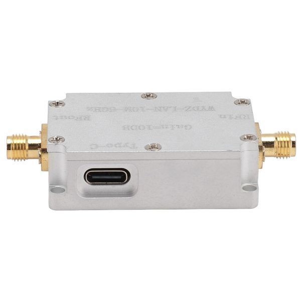 WYDZ-LAN Усилитель антенный (диапазон 10 MHz...6 GHz) 10DB дБ разъем SMA female питание USB алюминиевый корпу 7837 фото