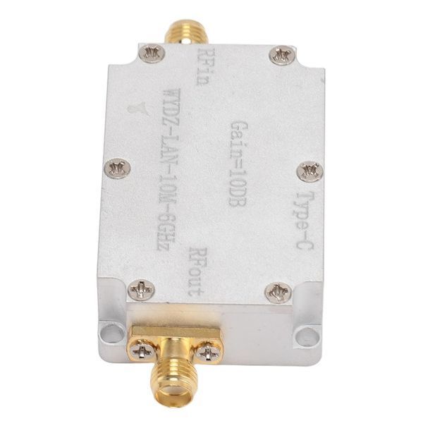 WYDZ-LAN Усилитель антенный (диапазон 10 MHz...6 GHz) 10DB дБ разъем SMA female питание USB алюминиевый корпу 7837 фото