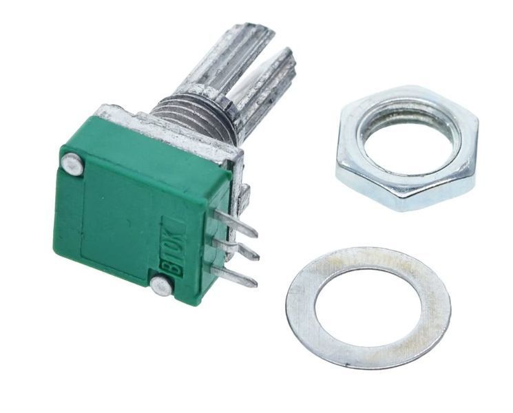 Потенциометр RK097 B2K 2K Ом (3 pin) &ndash; герметичный регулятор громкости для аудиоусилителей потенциометр крутилка Audio Amplifier Sealed Potentiometer 8306 фото