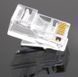 Конектор RJ45 UTP Cat6/Cat5e для крученої пари (8P8C) 1 шт T-568B інтернет-роз'єм неекран нековзний під кабел 0016-2 фото 4