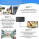 DVB-T2 HDTV 1080i антена цифровая комнатная компактная (крепление на скотче) + USB усилитель VHF/UHF/FM 7954 фото 6