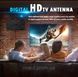 DVB-T2 HDTV 1080i антена цифровая комнатная компактная (крепление на скотче) + USB усилитель VHF/UHF/FM 7954 фото 8