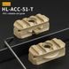ARC RIS HL-ACC-51-T 19 мм планка Пикатинни поворотная переходник для рейки FMA 360 Rotating Rail (БЕЖЕВЫЙ) кре 7003 фото 3