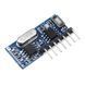 Arduino 433 MГц RX480-E (RX480Е4) 4 канала Супергетеродин Модуль программируемый обучаемый RF приемник 5349 фото 4