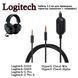 Кабель для проводных гарнитур (наушники + микрофон) 3.5 мм (4 pin) Logitech GPRO X G233 G433 (2 м) HyperX Clou 6381 фото 1