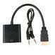 Конвертер HDMI VGA + звук, переходник из HDMI в VGA + Audio (со звуковым выходом) 4505 фото 5