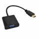 Конвертер HDMI VGA + звук, переходник из HDMI в VGA + Audio (со звуковым выходом) 4505 фото 2