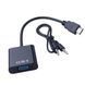 Конвертер HDMI VGA + звук, переходник из HDMI в VGA + Audio (со звуковым выходом) 4505 фото 1