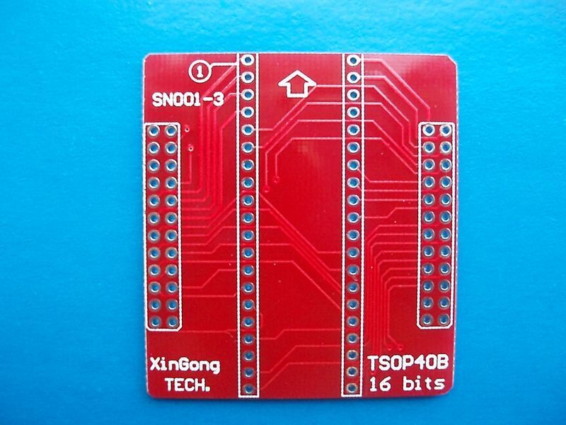 Комплект адаптерів TSOP32, TSOP40A, TSOP40B + піни для TL866/TL866CS TSOP32/40/48 (під паяння) 3876н фото