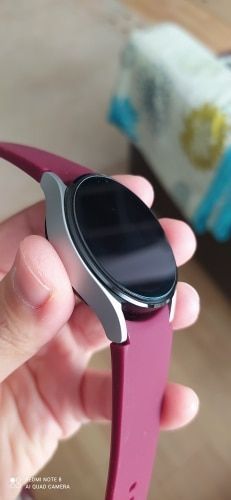 Deluxe Soft Silicone ремінець силіконовий Samsung Galaxy Watch 4 (40-44 мм) Classic (42-46 мм) БАРДОВИЙ officia 6604 фото