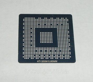 BGA шаблоны ATI 0.6 mm ATI 200M / RS480M / 216MPA4AKA22 трафареты для реболла реболинг набор восстановление па 4127 фото