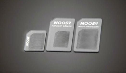NOOSY Адаптери Noosy nanoSIM/microSIM/SIM 3 шт. під картки MicroSim NanoSIM та SIM, перехідники під симку 2678 фото