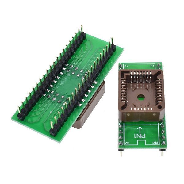 Переходник PLCC32 - DIP28 EEPROM 512K адаптер для программирования микросхем панелька микруха flash (TOP, Xelt 4574 фото