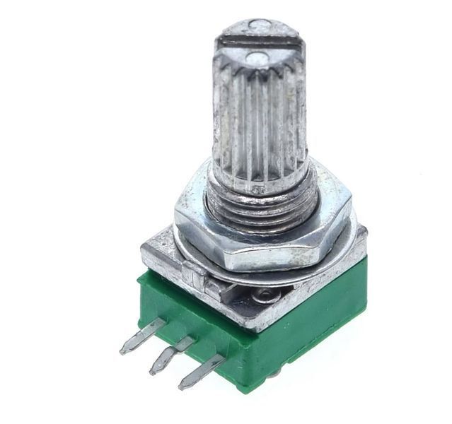 Потенціометр RK097 B5K 5K Ом (3 pin) &mdash; герметичний регулятор гучності для аудіопідсилювачів потенціометр крутилка Audio Amplifier Sealed Potentiometer 8305 фото