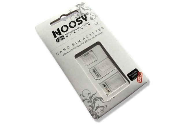 NOOSY Адаптери Noosy nanoSIM/microSIM/SIM 3 шт. під картки MicroSim NanoSIM та SIM, перехідники під симку 2678 фото