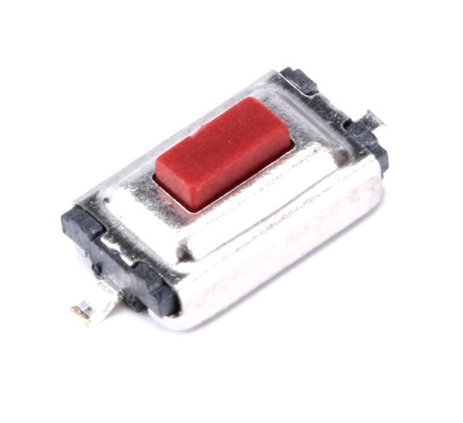 Кнопка тактовая 3*6*2.5 мм red (цвет красный) SMD 2pin long DIP SMD микропереключатель телефон сигнализация бр 4359-3 фото