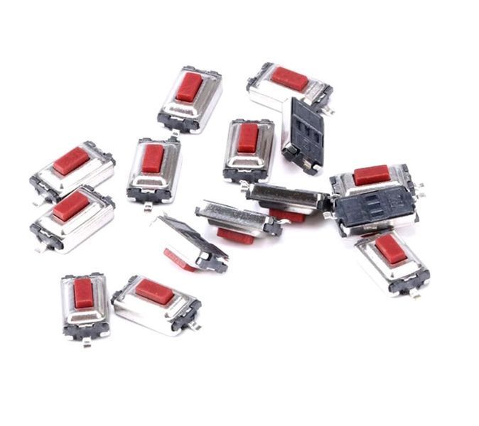 Кнопка тактовая 3*6*2.5 мм red (цвет красный) SMD 2pin long DIP SMD микропереключатель телефон сигнализация бр 4359-3 фото