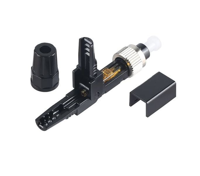 Быстрый коннектор FC/UPC для кабеля FTTH фаст-коннектор восстановить обрыв Fast connector G.657A G.657B полевой монтаж кабель одномод Optic Quick Connector Быстроразъемный оптоволоконный коннектор FC/UPC предназначен для быстрой и надежной терминации 4587-3-2 фото