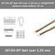 JST-GH-JST 4 pin 5S (крок 1.25 мм) З ЗАЩОЛКОЮ роз'ємом мама кабель 15 см 7850 фото 1