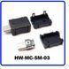 Коннектор Micro USB 5 pin в корпусе папа Type-B папа Male Three-piece Socket Connector HW-MC-5M-03 2602 фото 1