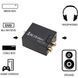 Конвертер Toslink - 2RCA + 3.5 мм mini jack (виводимо звук з оптичного виходу TOSLINK на звичайні навушники) живлення від USB пере 7603 фото 4
