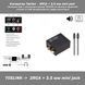 Конвертер Toslink - 2RCA + 3.5 мм mini jack (виводимо звук з оптичного виходу TOSLINK на звичайні навушники) живлення від USB пере 7603 фото 1