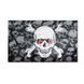 Прапор чорний піратський "Веселий термінатор Роджер" Machine Skull bone Jolly roger pirate flag (150х90 см) 6660 фото 5