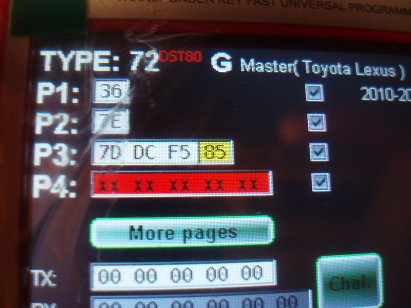 Чип транспондер TOYOTA 80 Bit 4D ID72 (Toyota G) D-80 (Magic Wand) Transponder 3901 фото