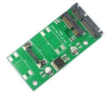 Переходник SATA - mSATA mini PCI-e SSD 50 мм адаптер жесткий диск ССД SA-092 7+15 pin 2825 фото