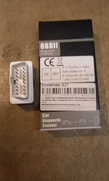 OBDII ELM 327 Bluetooth Rus Eng v1.5 блютуз бездротовий автосканер датчик помилок ScanMaster OBD Doctor DashCo 2453 фото