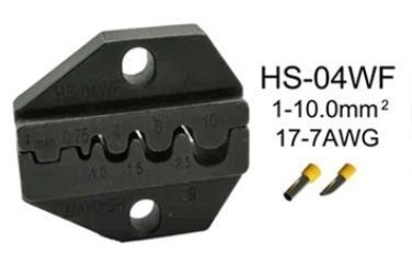 HS-04WF/A-04WF прес форма для кліщів губки для обтискання обтискний інструмент матриця 7-17 AWG 1.0-10.0 мм2 кри 6364 фото