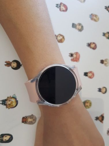 Deluxe Soft Silicone ремінець силіконовий Samsung Galaxy Watch 4 (40-44 мм) Classic (42-46 мм) РОЗОВИЙ official 6605 фото