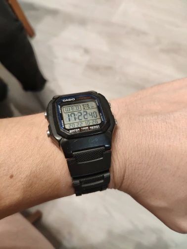 Ремешок для часов Casio G-shock серий SGW, MRW, AE, AEQ универсальный (крепление 18 мм) цвет черный полиуретан 6873 фото