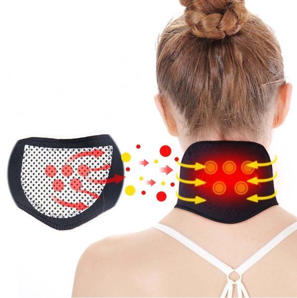 KLASVSA турмалиновая повязка-корсет шейный (согревающая) против боли Self-heating Tourmaline Neck Magnetic The 5231 фото