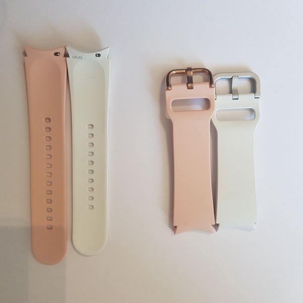 Deluxe Soft Silicone ремінець силіконовий Samsung Galaxy Watch 4 (40-44 мм) Classic (42-46 мм) РОЗОВИЙ official 6605 фото