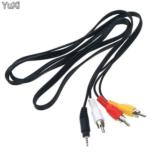 Кабель 4 pin mini 2.5 мм (jeck) &mdash; 3 RCA (2 audio + 1 video) вывод на ТВ монитор видеозахват 334 фото