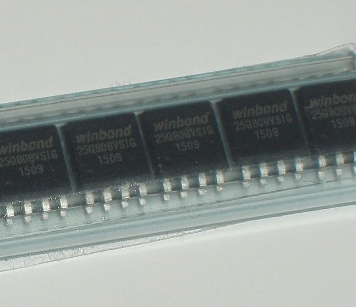 Winbond W25X80 25Q80BYSIG 1509 SPI SOIC8 Мікросхема Flash BIOS (PARITY ERROR) флешка БІОСа прошивка 3654 фото