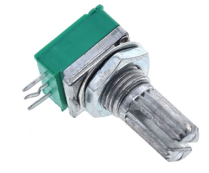 Потенциометр RK097 B20K 20K Ом (3 pin) &ndash; герметичный регулятор громкости для аудиоусилителей потенциометр крутилка Audio Amplifier Sealed Potentiometer 8304 фото
