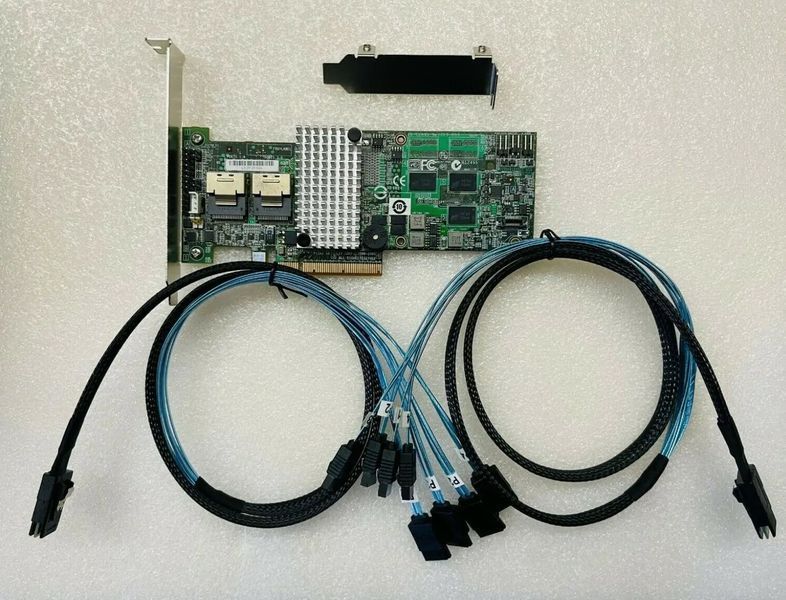 RAID контроллер LSI 9264-8i 6Gb/s PCI-E с кабелем SFF-8087 (4&times;SATA, 2 шт) сервер 8030-2 фото