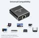 Спліттер мережна RJ45 Ethernet 10/100/1000 Мбіт/с RJ45 (1 вхід -> 2 виходи) LAN гігабітний адаптер езернет комутатор розгалужувач 1000Mbps  8192 фото 2