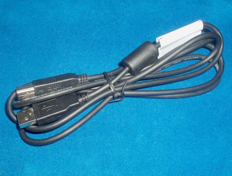 Кабель USB AM-BM, 1. 8 м, чорний, для принтера, сканера 4241 фото