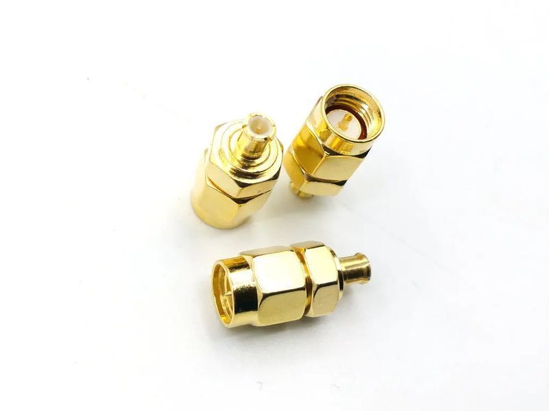 Перехідник SMA (Male, тато) &mdash; MCX (Male, тато) RF роз'єм конектор радіостанція РЕБ 7831 фото