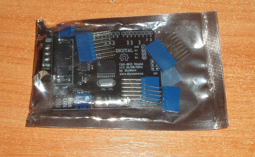 MCP2515 шилд SPI EF02037 CAN BUS Shield V1.2 контролер SPI 9 Pins 4502 фото